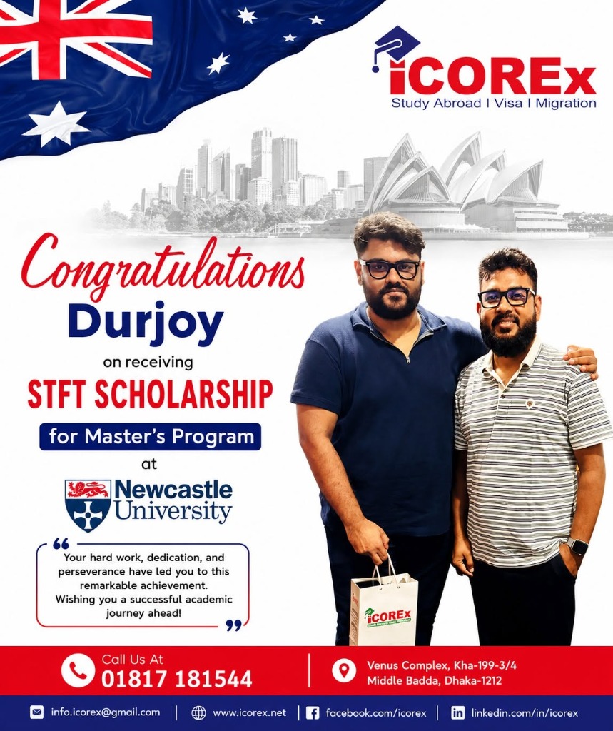 Durjoy Scholarship Success Poster